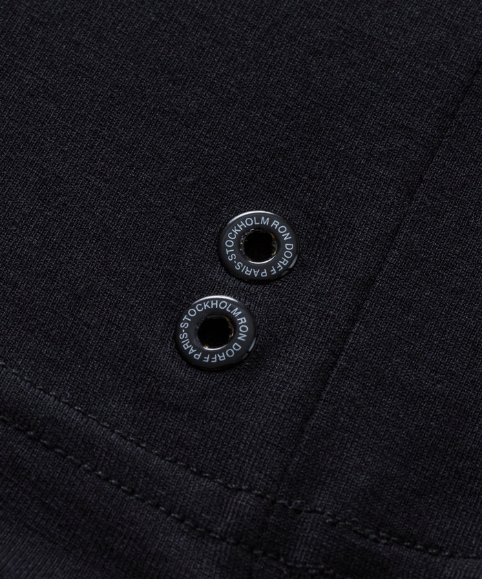 Cotton Modal T-Shirt Eyelet Edition: Black