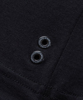 Cotton Modal T-Shirt Eyelet Edition: Black