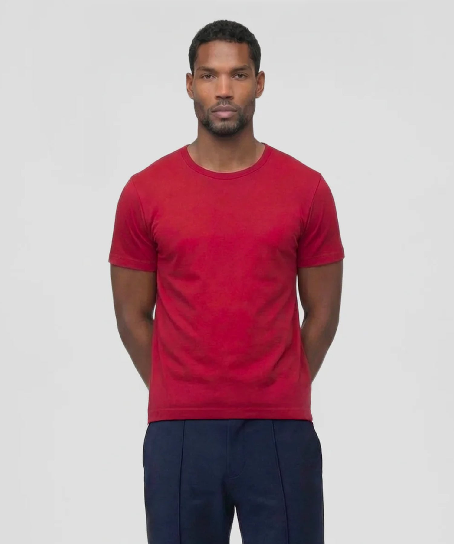 Crew Neck T-Shirt Eyelet Edition: Red