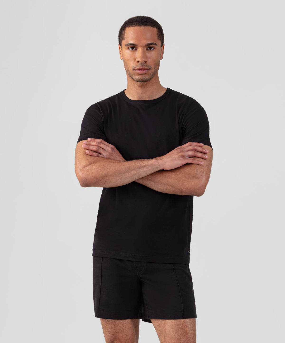 Cotton Modal T-Shirt Eyelet Edition: Black