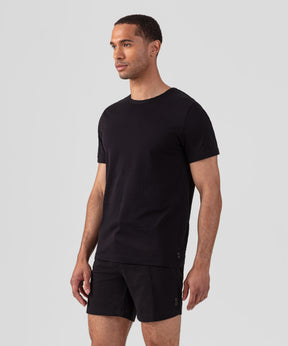 Cotton Modal T-Shirt Eyelet Edition: Black