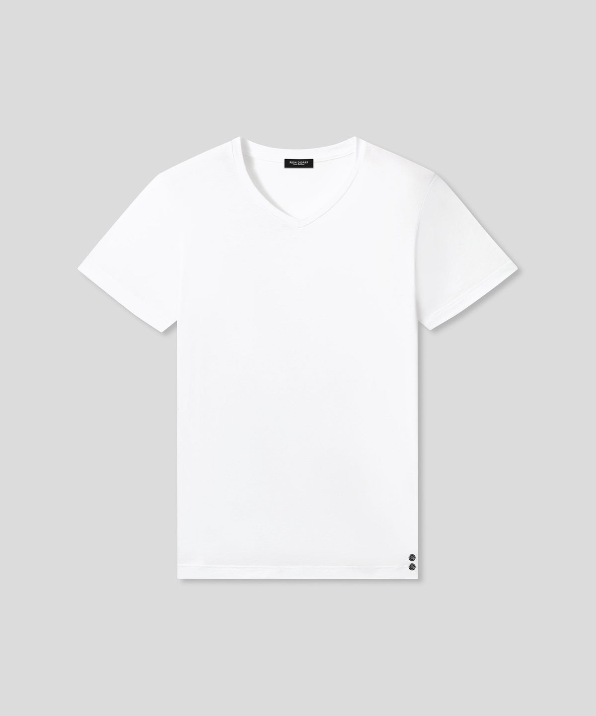 V Neck T-Shirt Eyelet Edition: Optic White