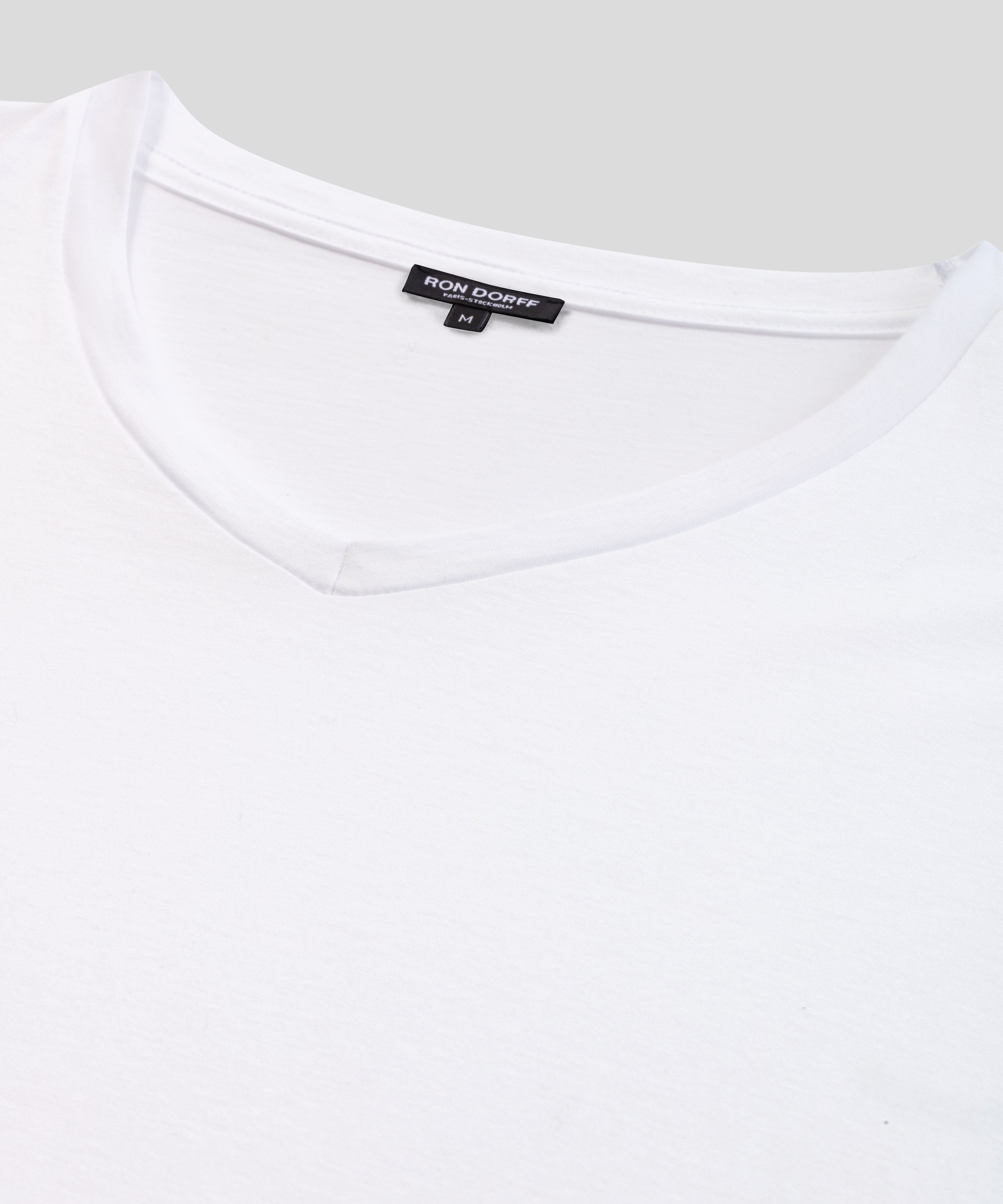 V Neck T-Shirt Eyelet Edition: Optic White