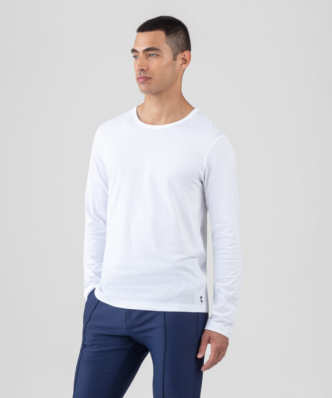 Long-Sleeved T-Shirt Eyelet Edition: White