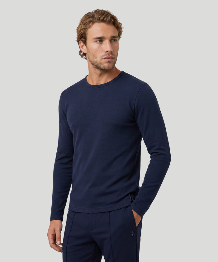 Long Sleeve T-Shirt Eyelet Edition: Navy