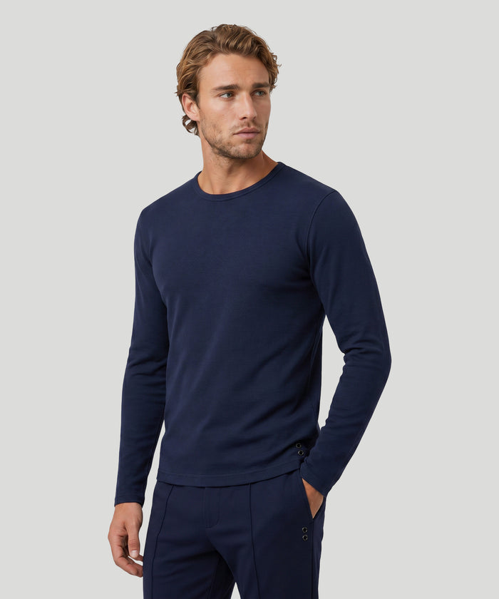 Long Sleeve T-Shirt Eyelet Edition: Navy