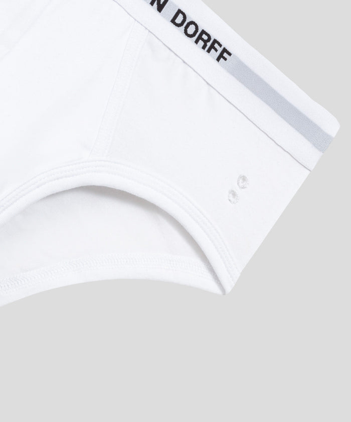 RON DORFF Y-Front Briefs: White