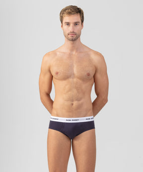 RON DORFF Y-Front Briefs Kit: Navy/White/Black