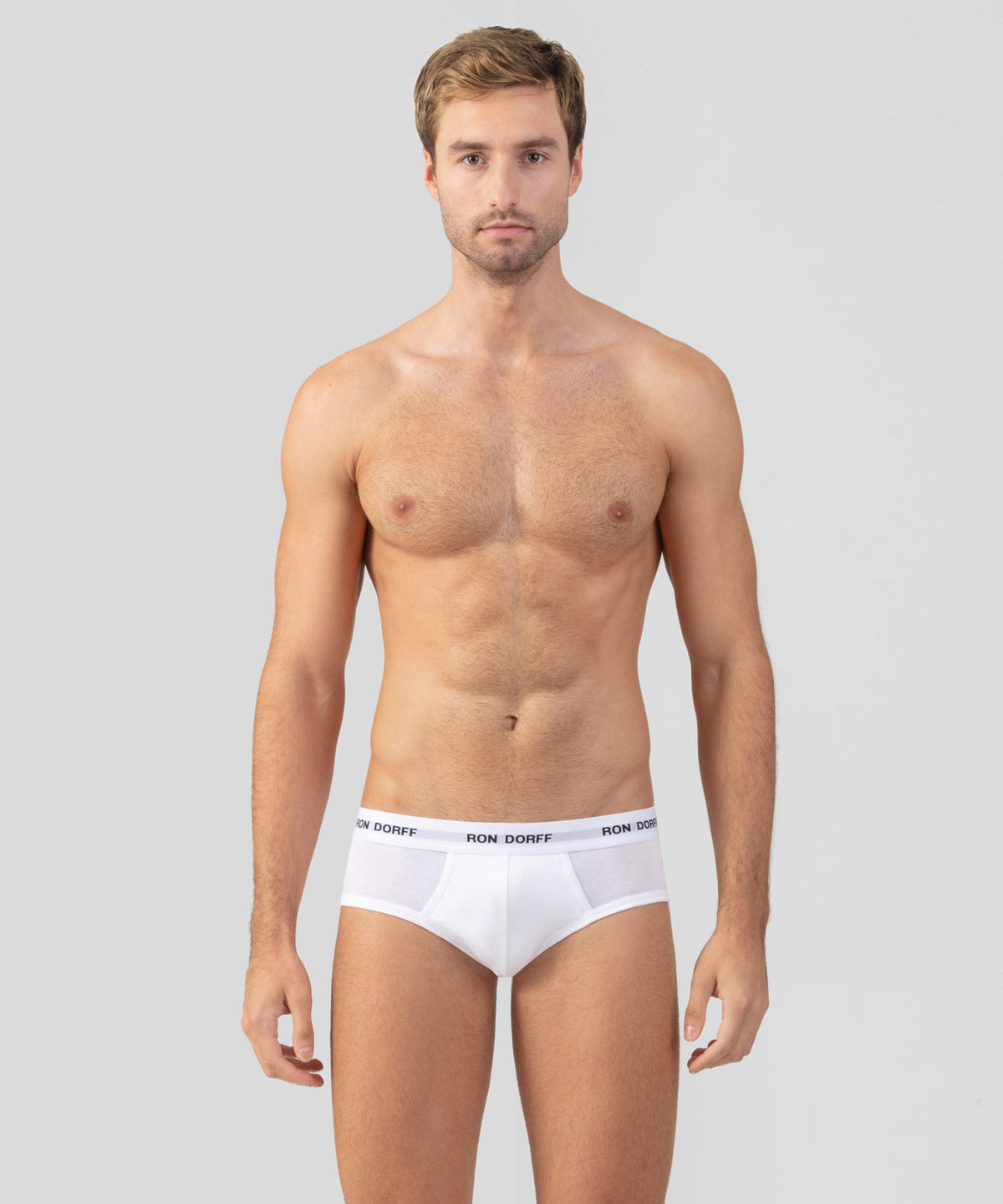 RON DORFF Y-Front Briefs: White