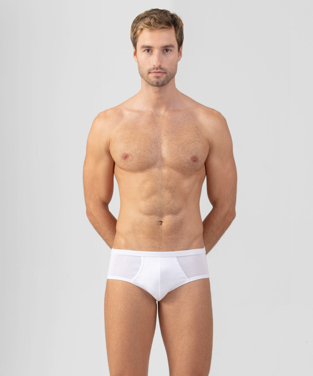 Y-Front Briefs: White