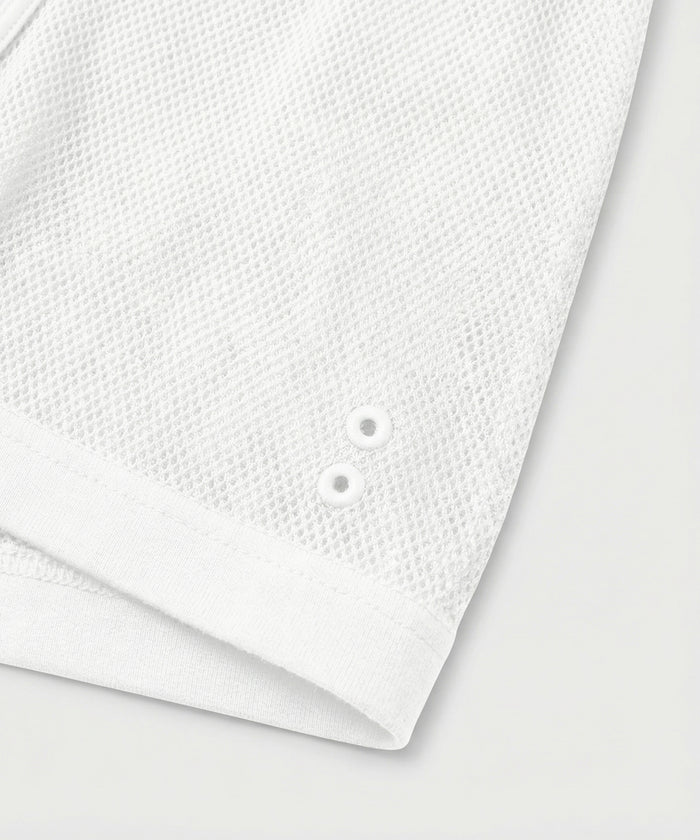 Mesh Boxer Briefs: White