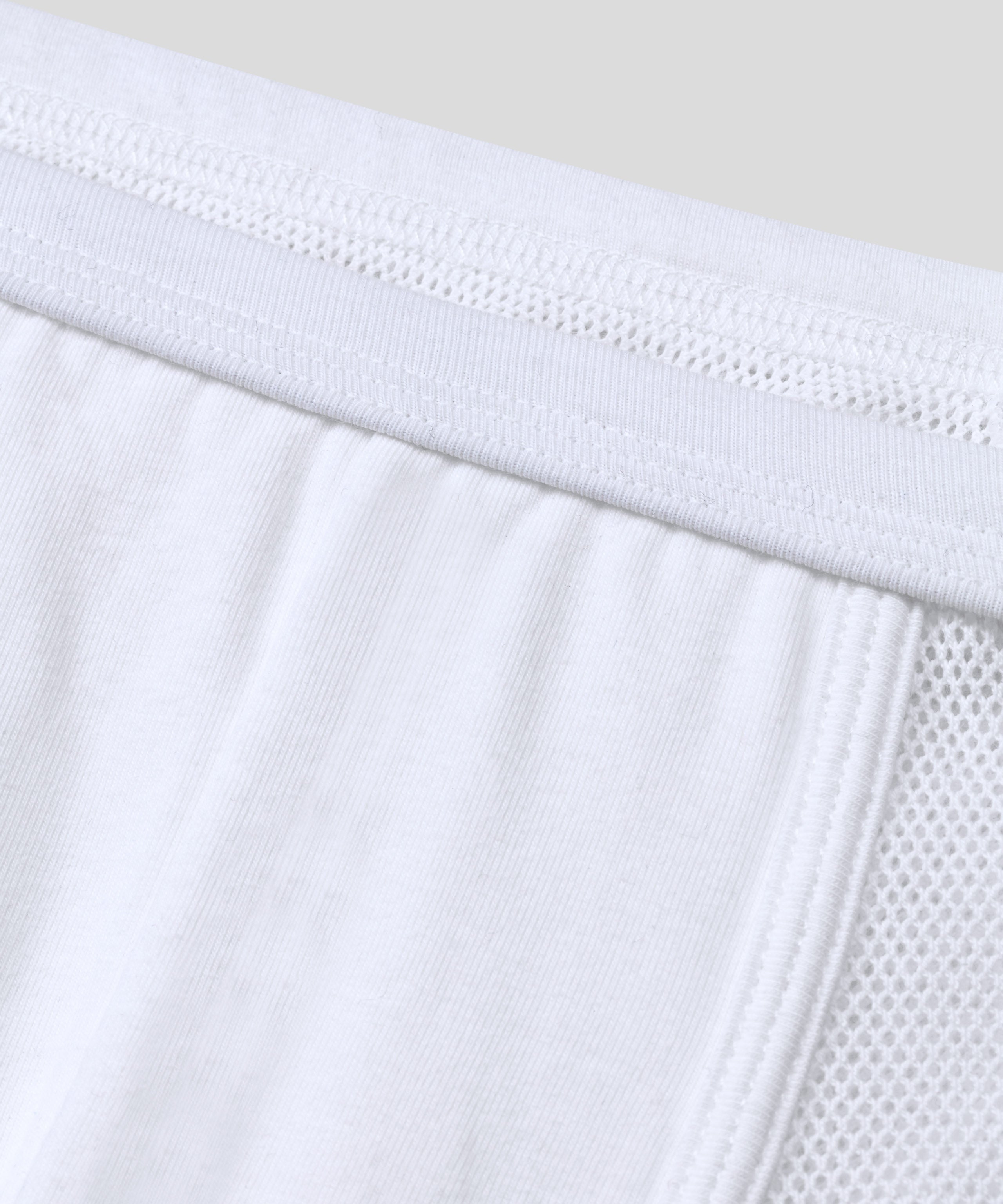Mesh Marathon Boxer Briefs: White