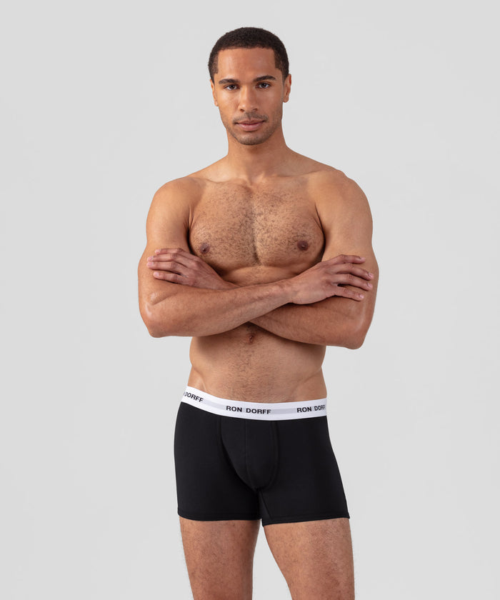 RON DORFF Boxer Briefs Kit: Navy/White/Black