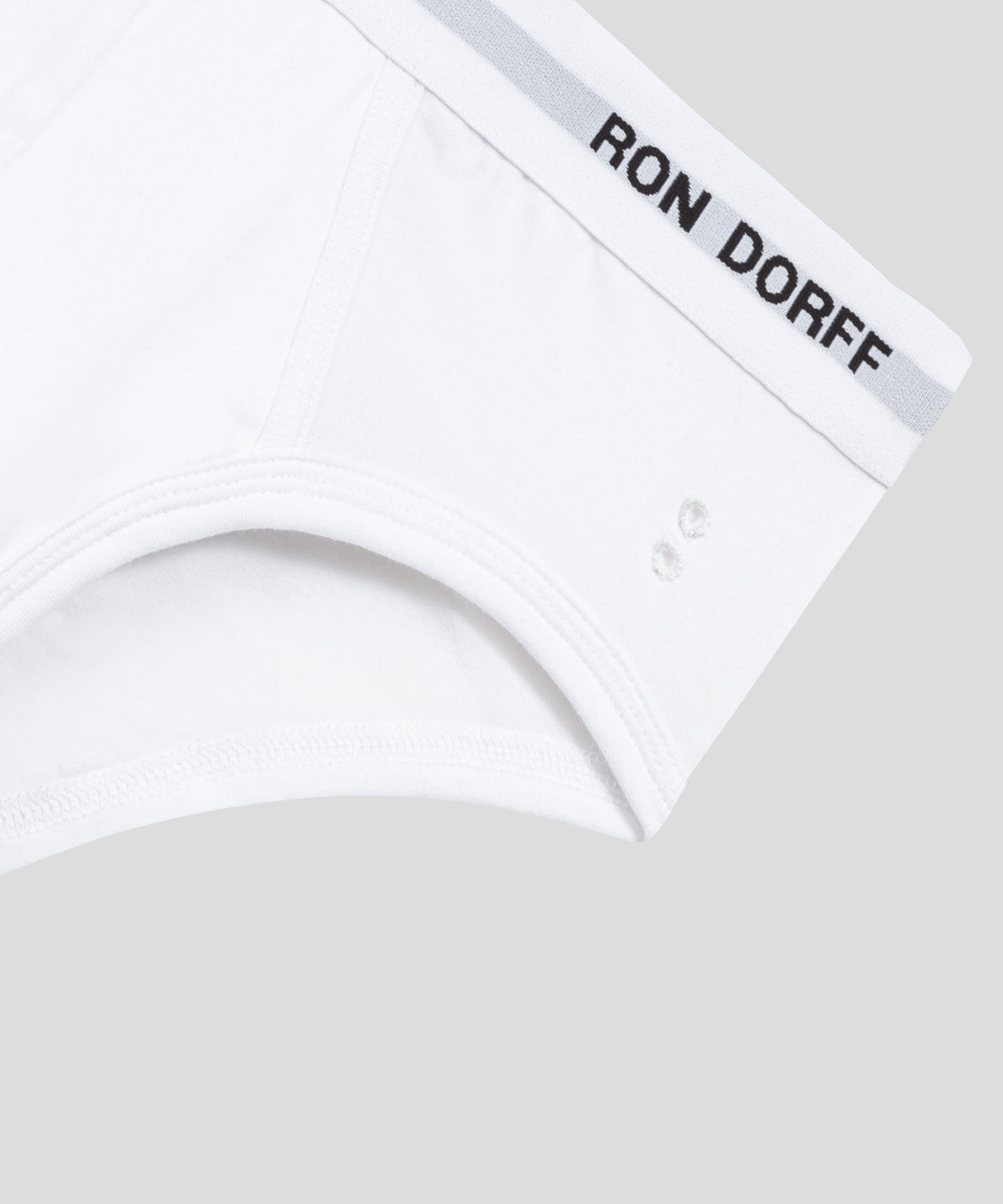 RON DORFF Y-Front Briefs: White