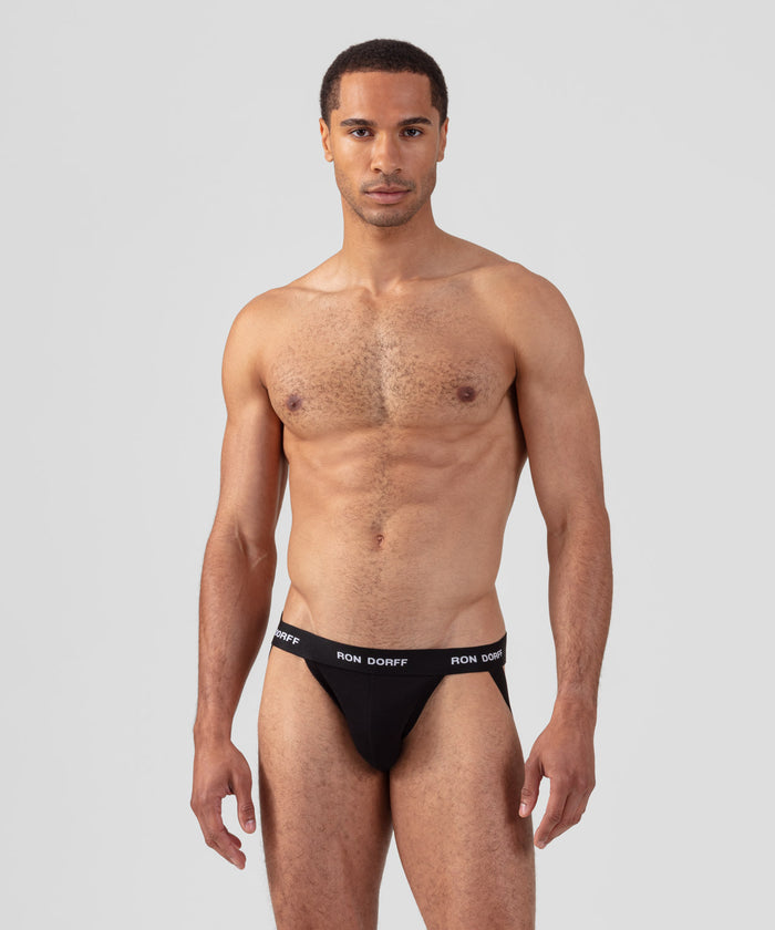 RON DORFF Jockstrap: Black
