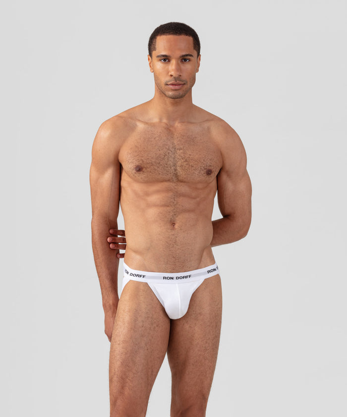 RON DORFF Jockstrap: White