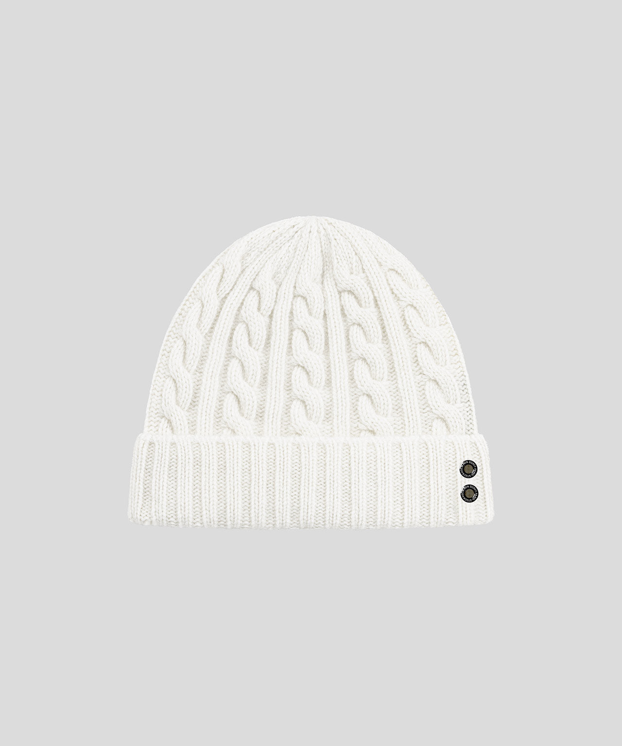 Wool Cashmere Telemark Beanie: Off White