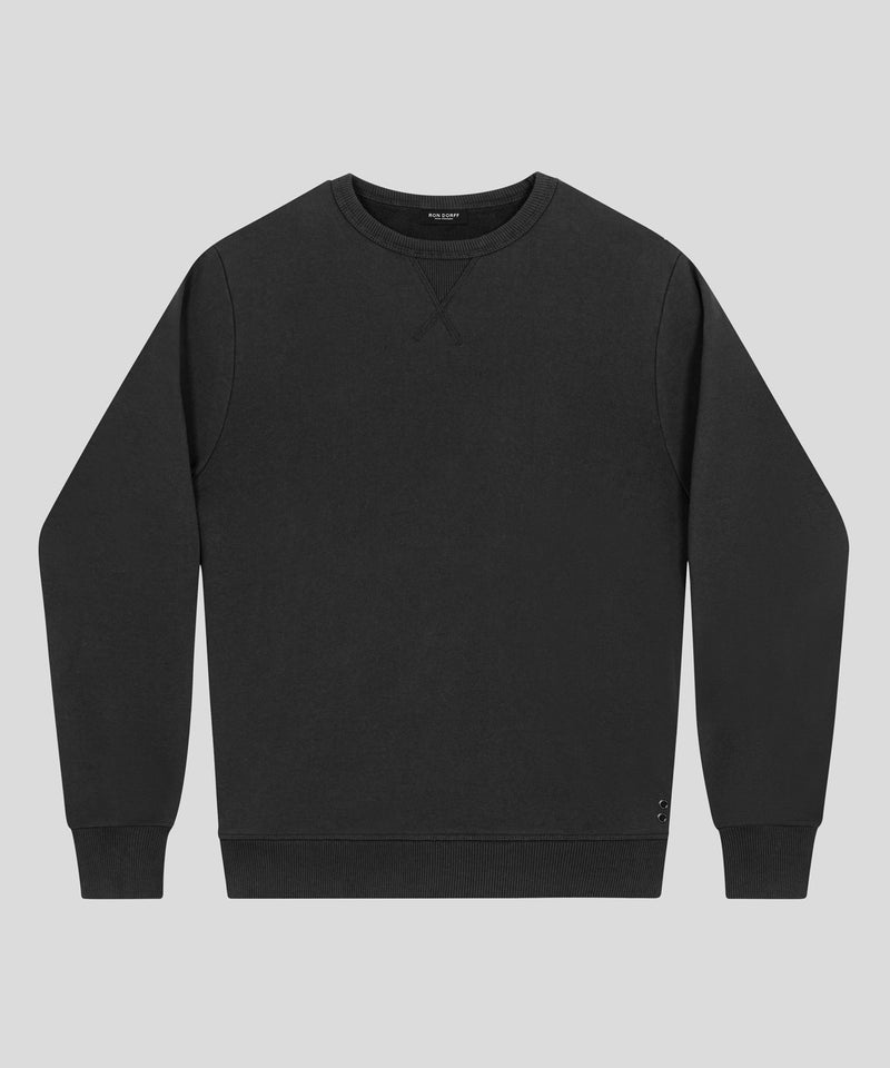 Organic Cotton Sweatshirt: Black