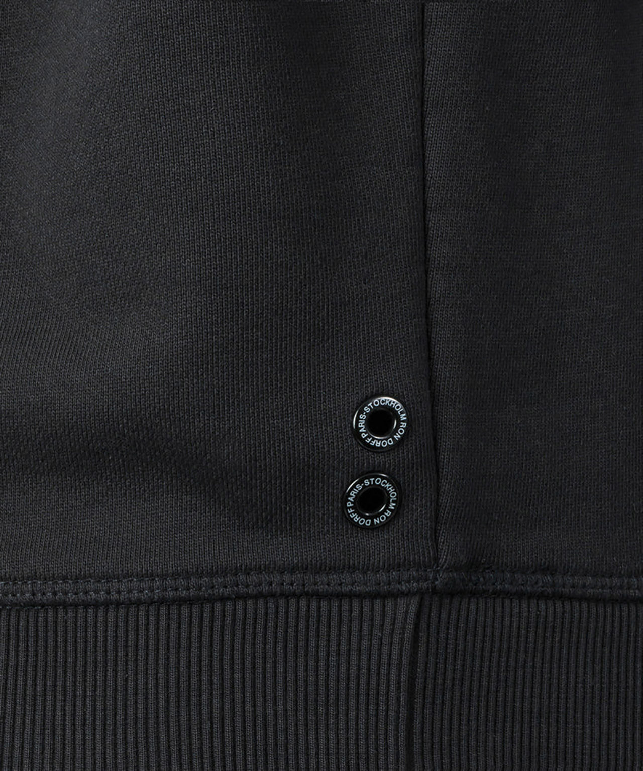 Organic Cotton Sweatshirt: Black
