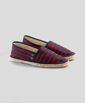 RON DORFF x BAYONA Espadrilles: Navy/Summer Red