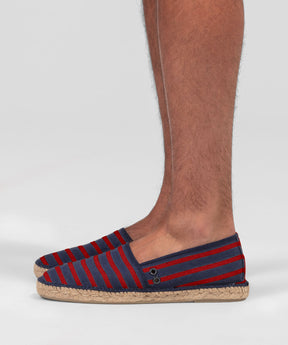 RON DORFF x BAYONA Espadrilles: Navy/Summer Red