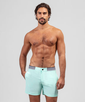 Urban Swim Shorts: Pistachio Green