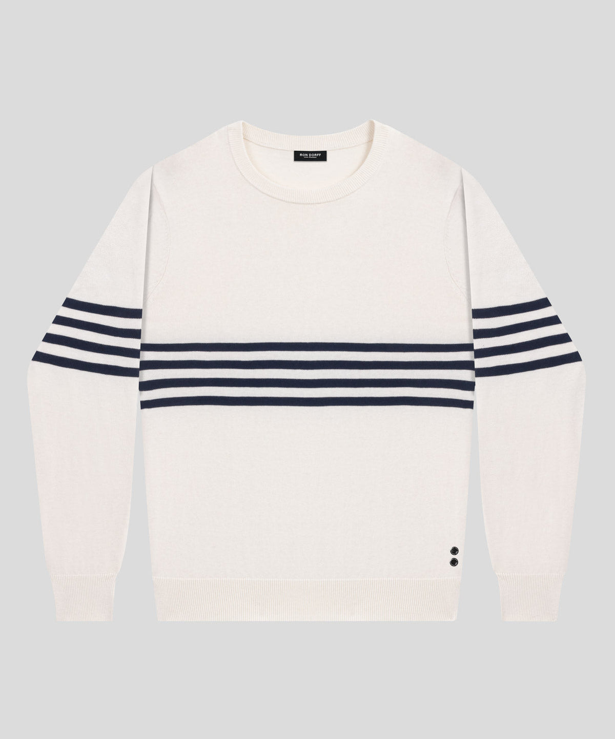 Cotton Cashmere Sweatshirt: Off White