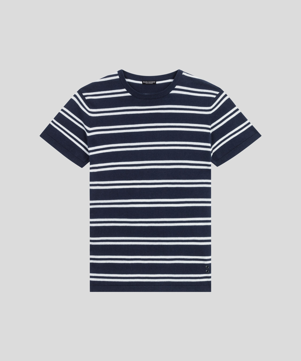 Knitted T-Shirt: Navy