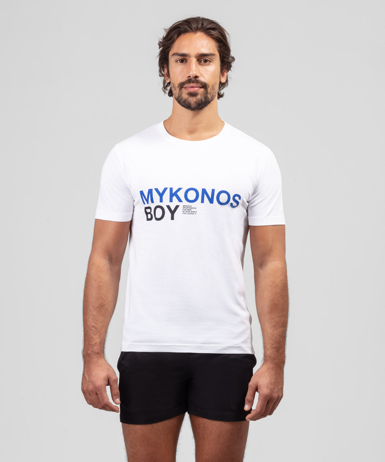 Organic Cotton T-Shirt MYKONOS BOY: White