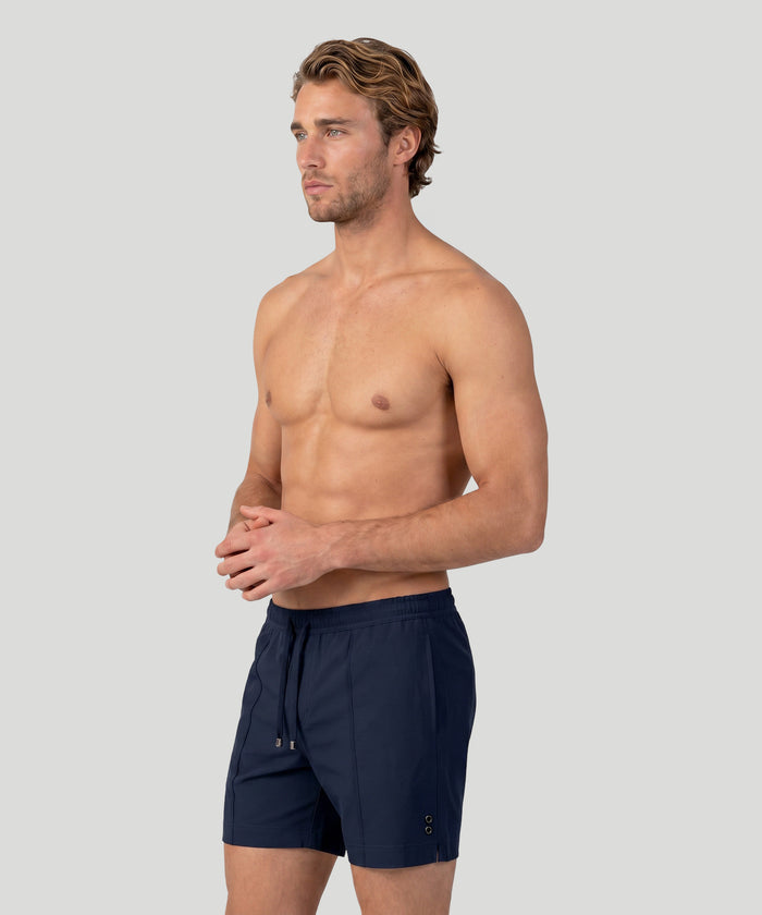 Cotton-Modal Home Shorts: Navy