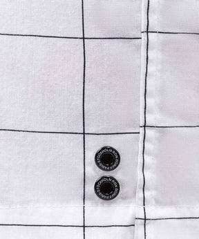 Pyjama Shorts Checkers: White