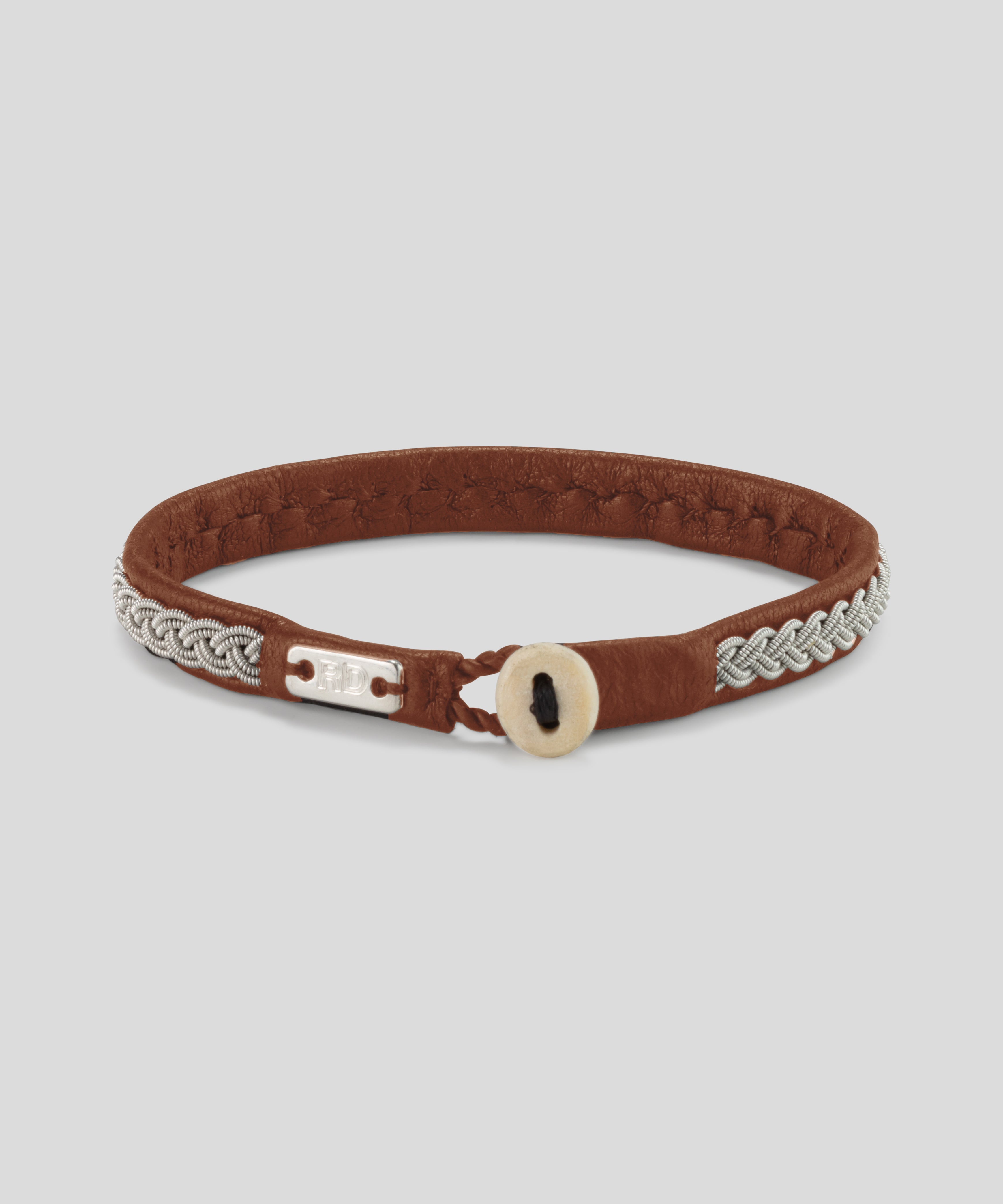 Lappland Tin Bracelet: Light Brown