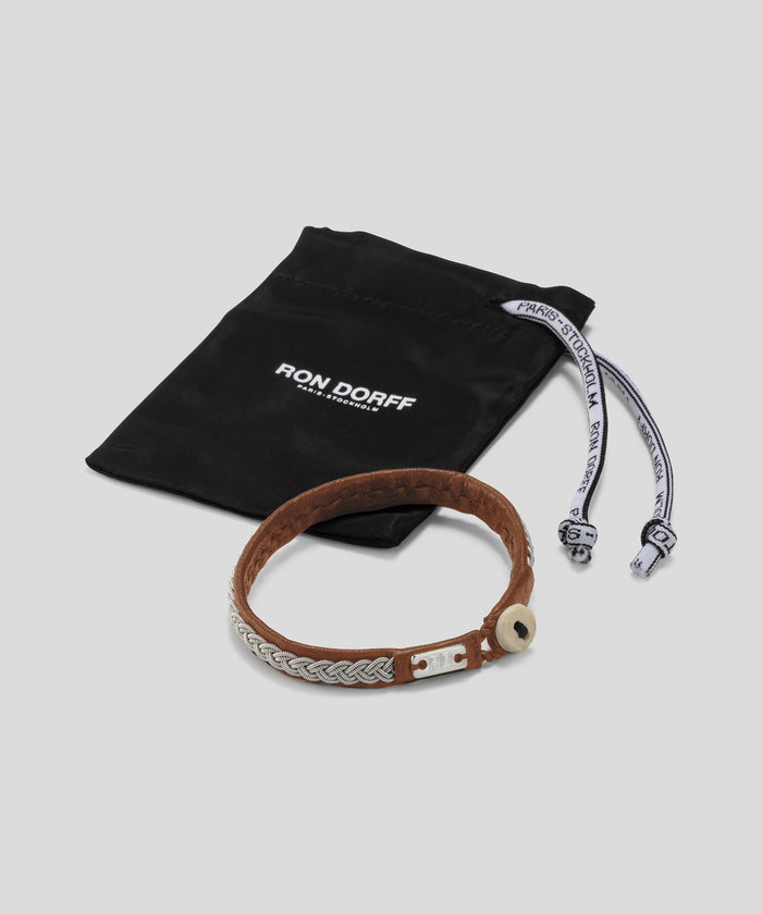 Lappland Tin Bracelet: Light Brown