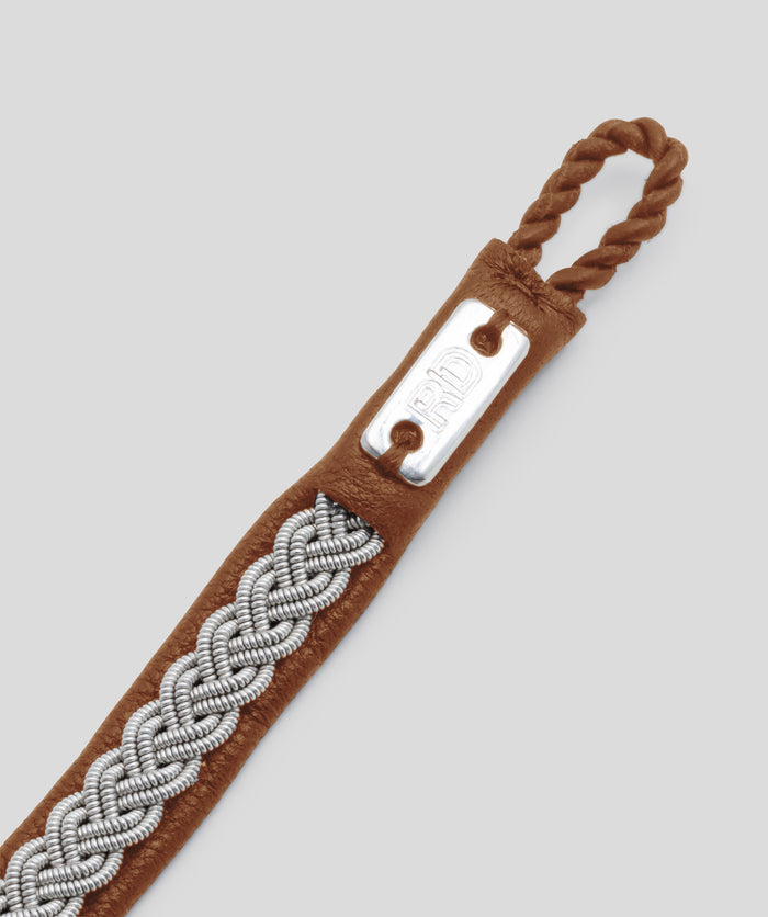 Lappland Tin Bracelet: Light Brown