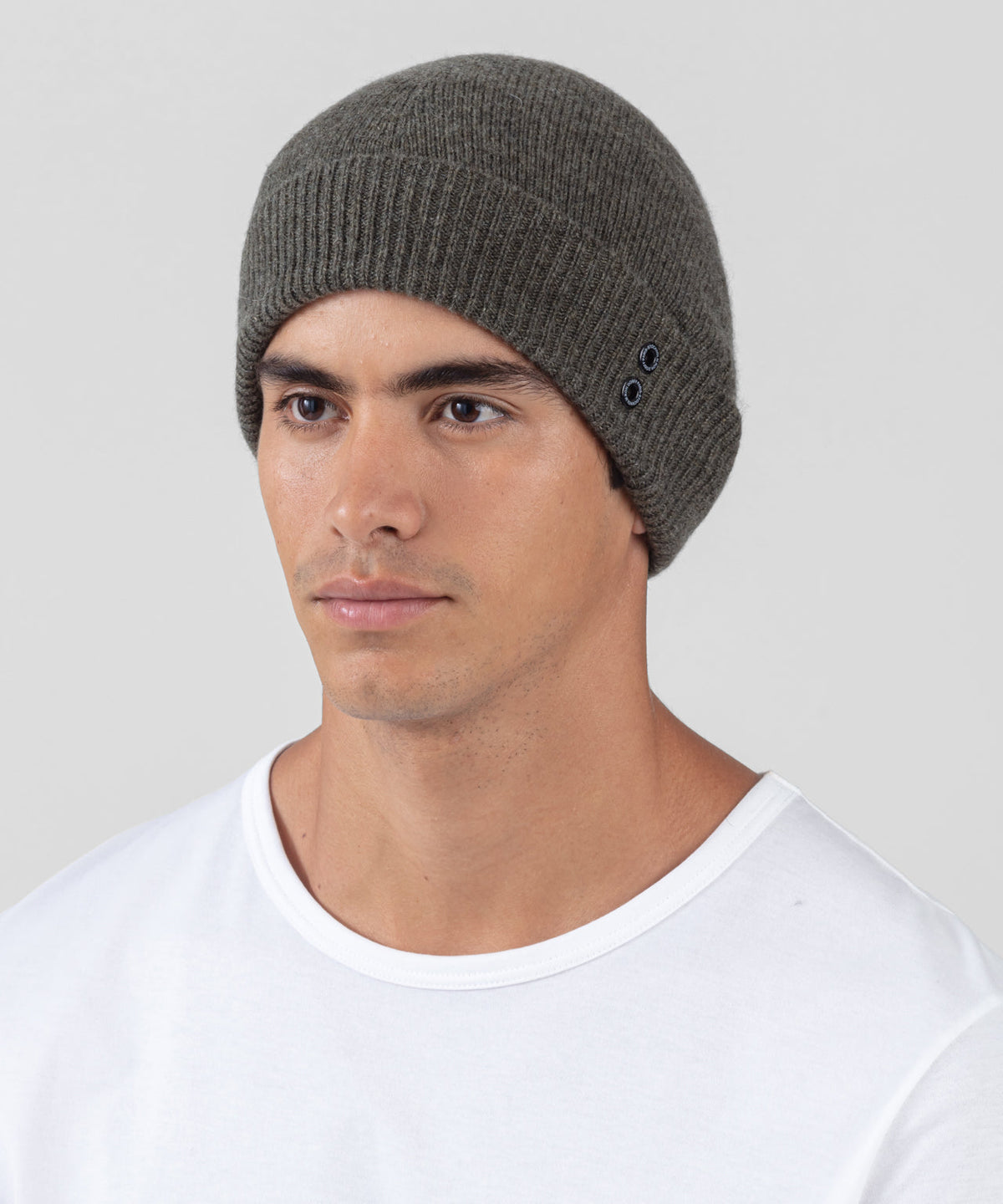 Cashmere Beanie: Forest Green