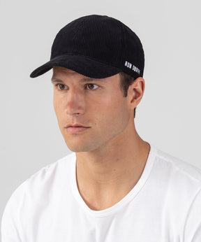 Corduroy Coach Cap "RON DORFF": Black