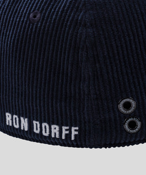 Corduroy Coach Cap: Navy