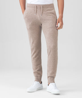 Cashmere Pants: Heather Beige