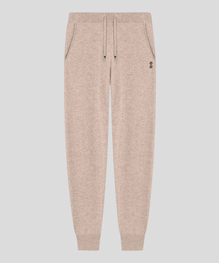 Cashmere Pants: Heather Beige
