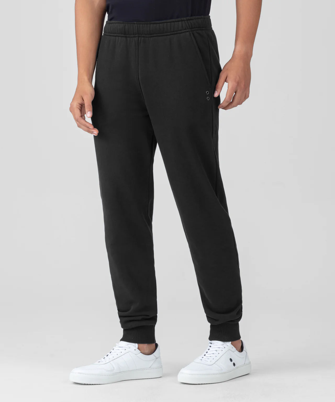 Organic Cotton Jogging Pants: Black