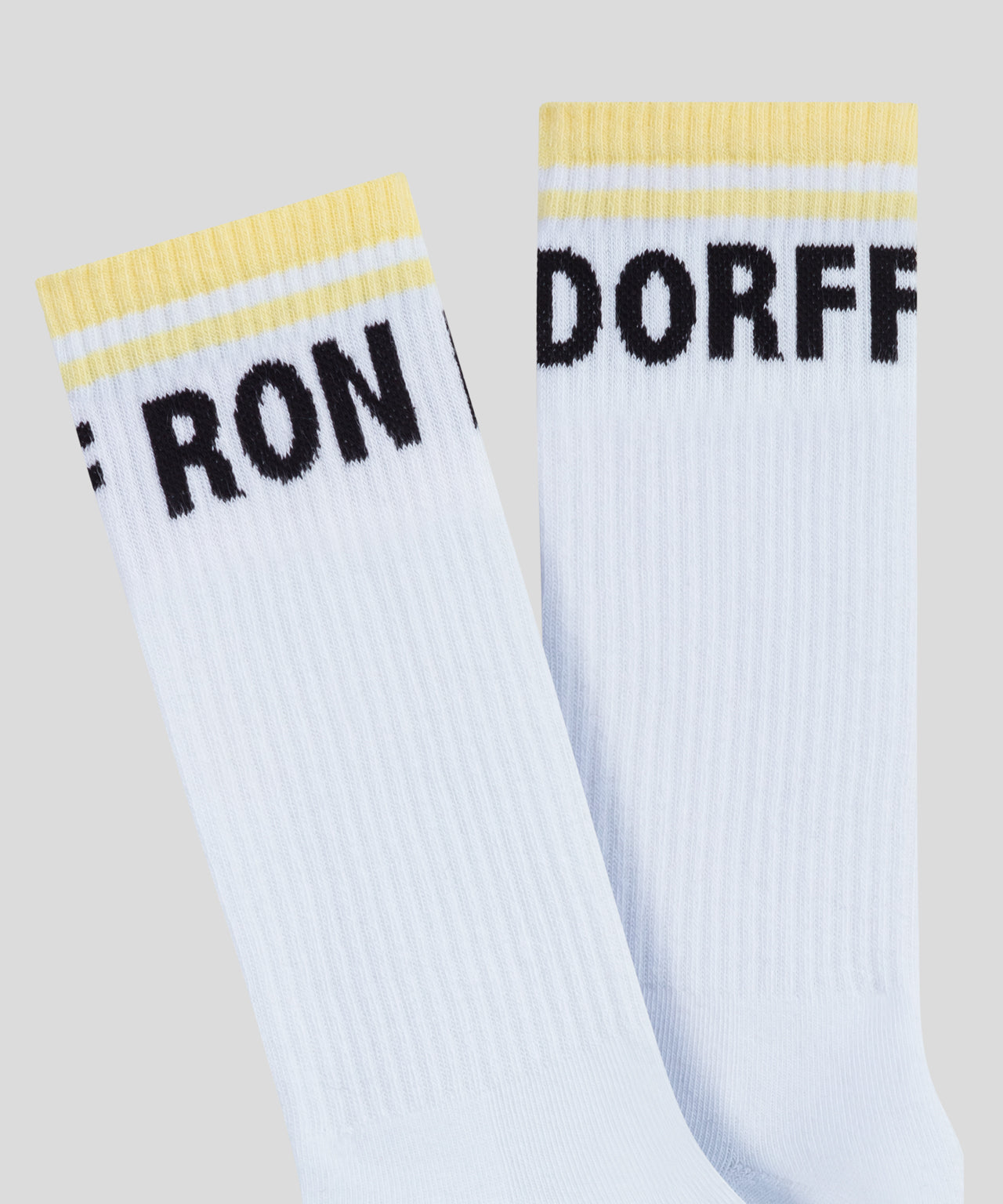 Sports Socks RD w. Stripes: Scandi Yellow