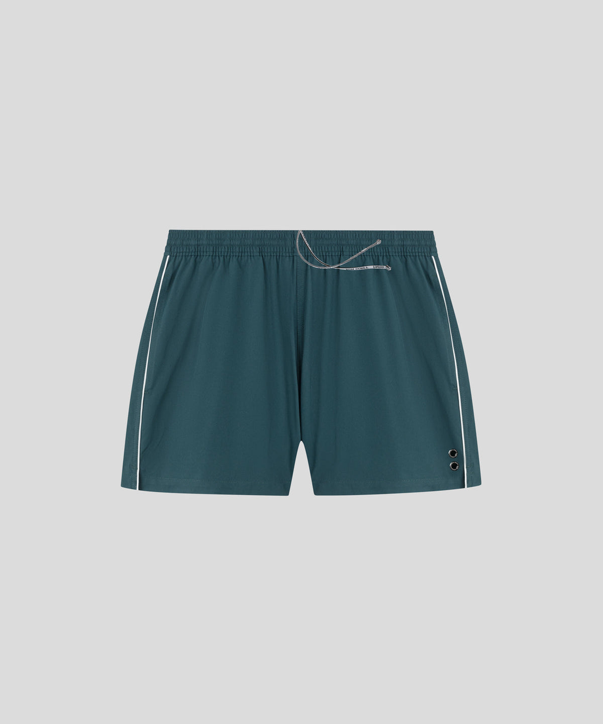 Exerciser Shorts w Piping: Green Night