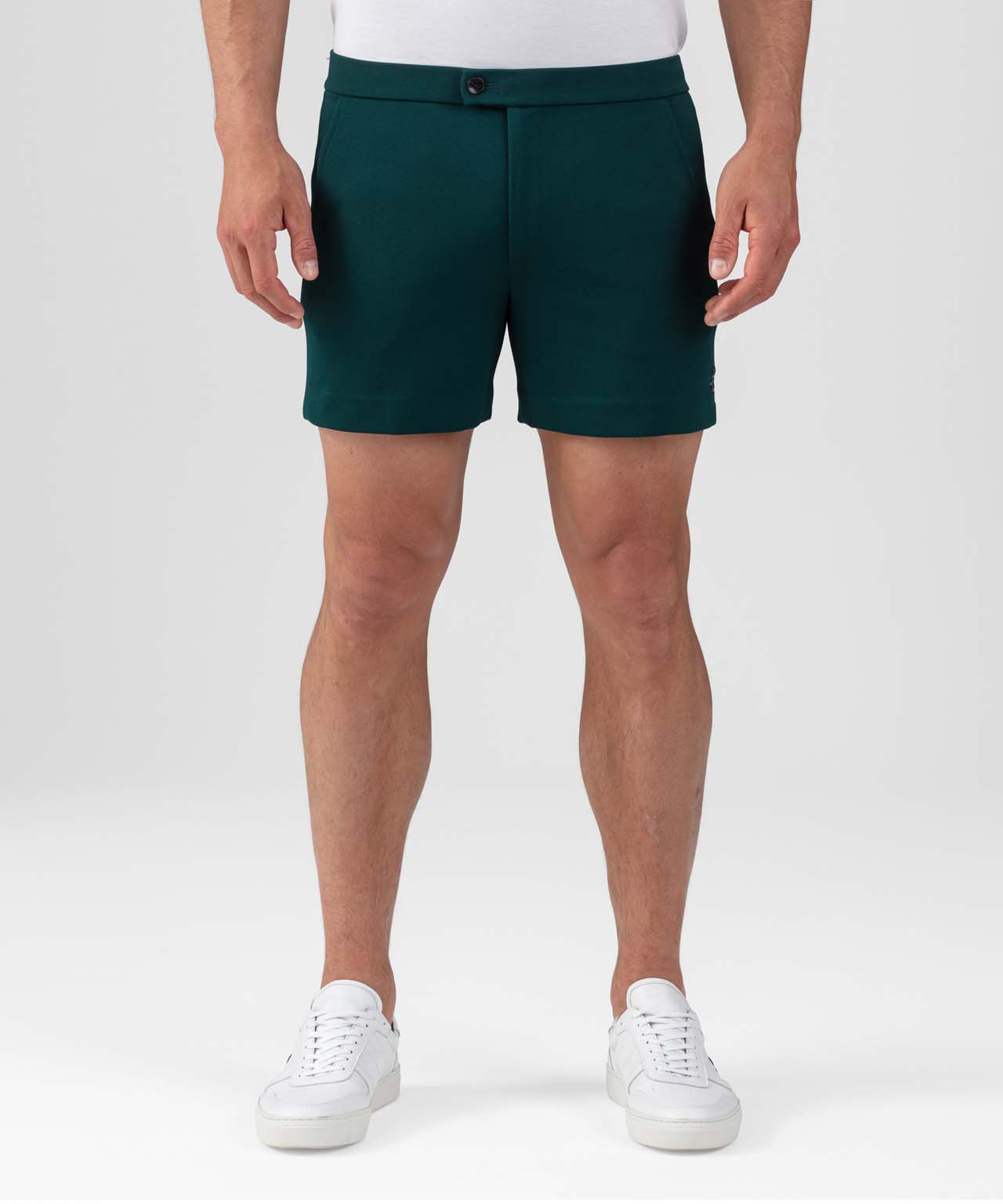 RD Tennis Shorts: Green Night