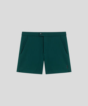 RD Tennis Shorts: Green Night