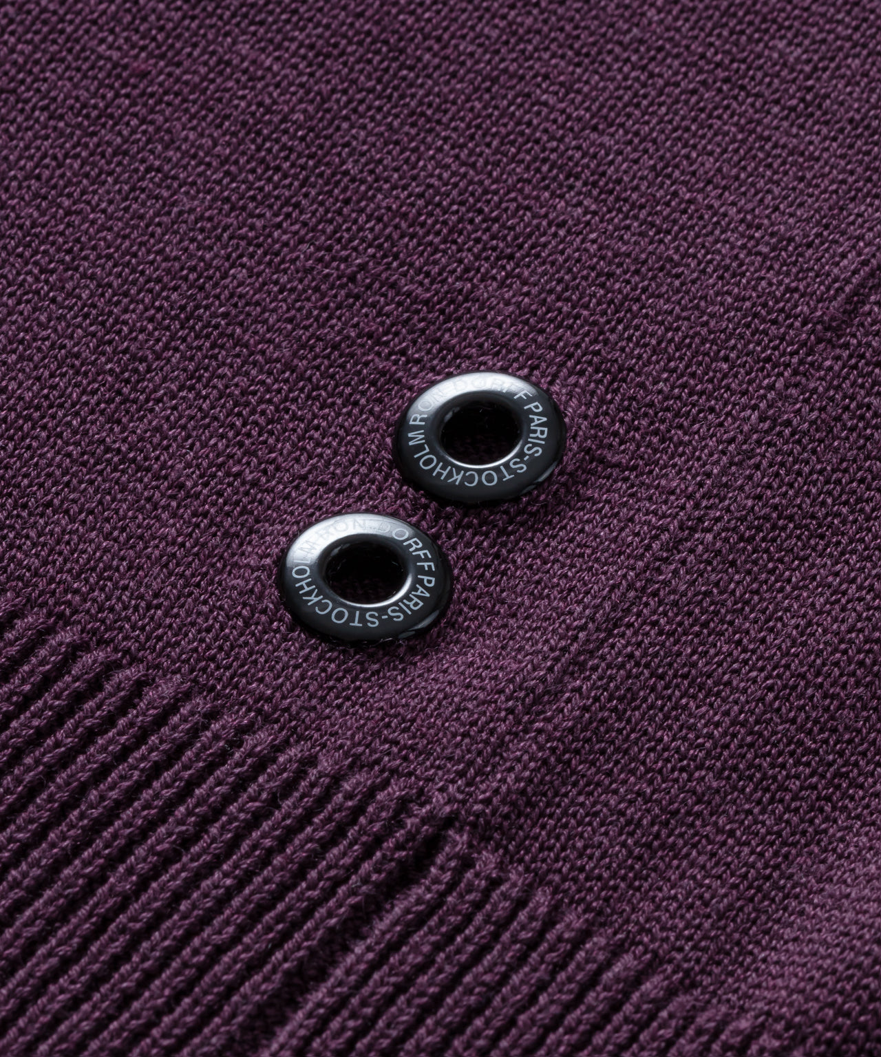 Cotton Silk Sweater: Deep Plum