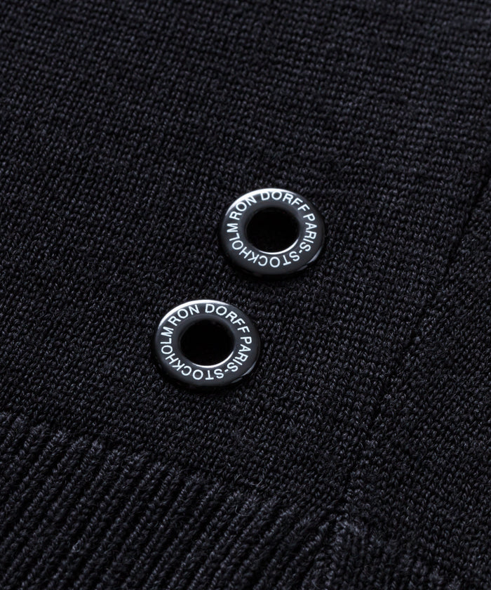 Organic Cotton Sleeveless Sweatshirt "DISCIPLINE": Black