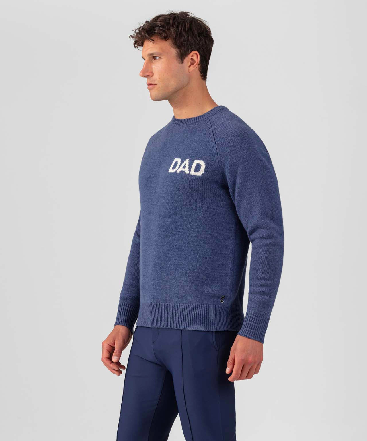 Merinos Wool Sweater "DAD": Skyfall