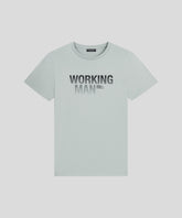 Organic Cotton T-Shirt WORKING MAN: Light Sage