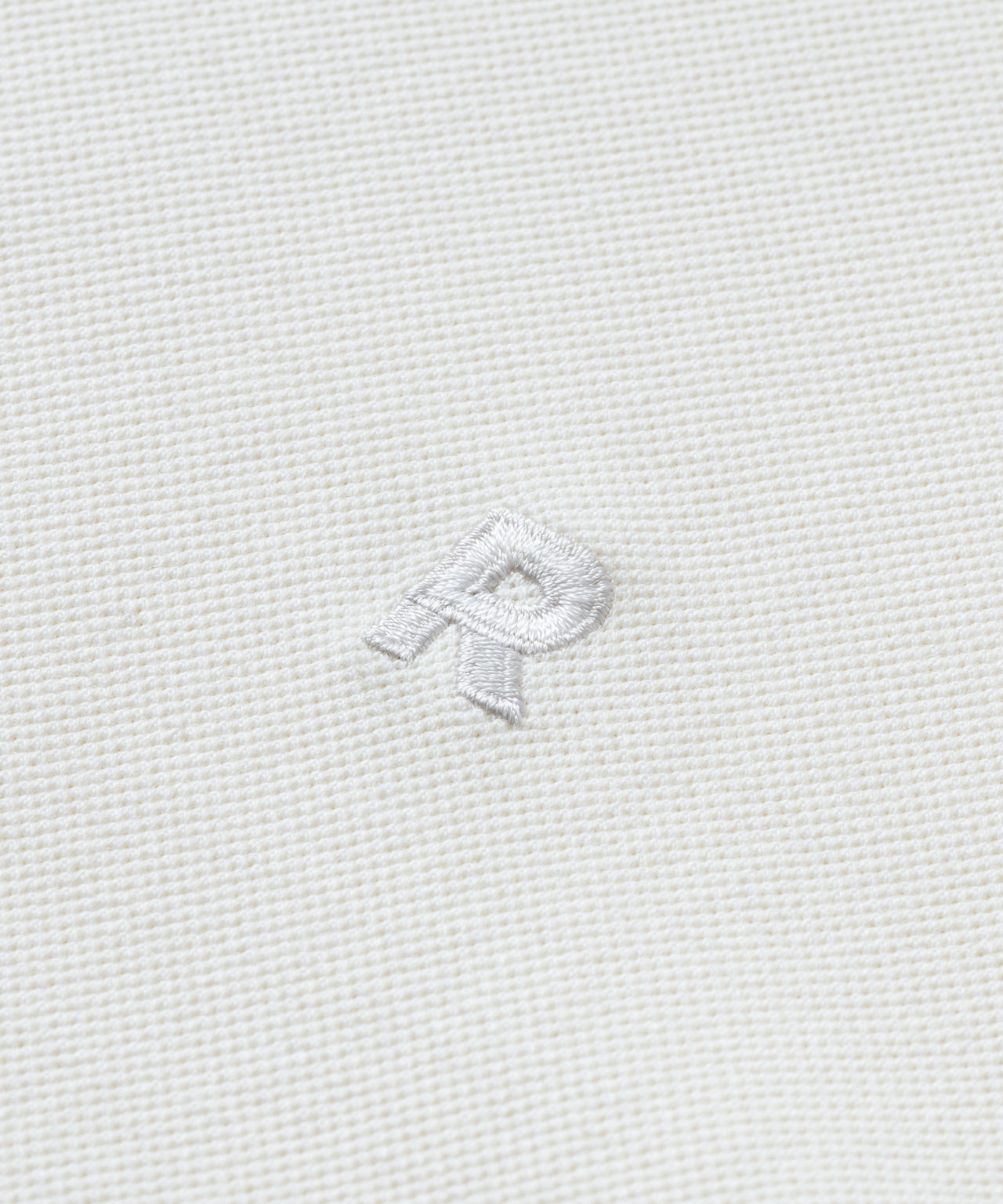 Cotton Piqué RD Polo: Off White