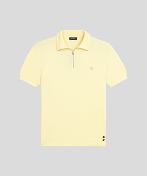 Cotton Piqué RD Polo: Scandi Yellow